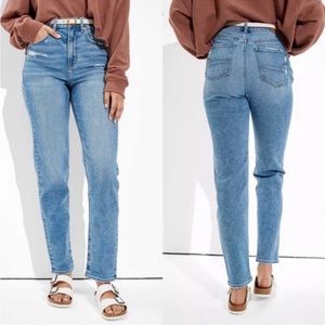 American Eagle Outfitters Sky Blue Cropped Jeans